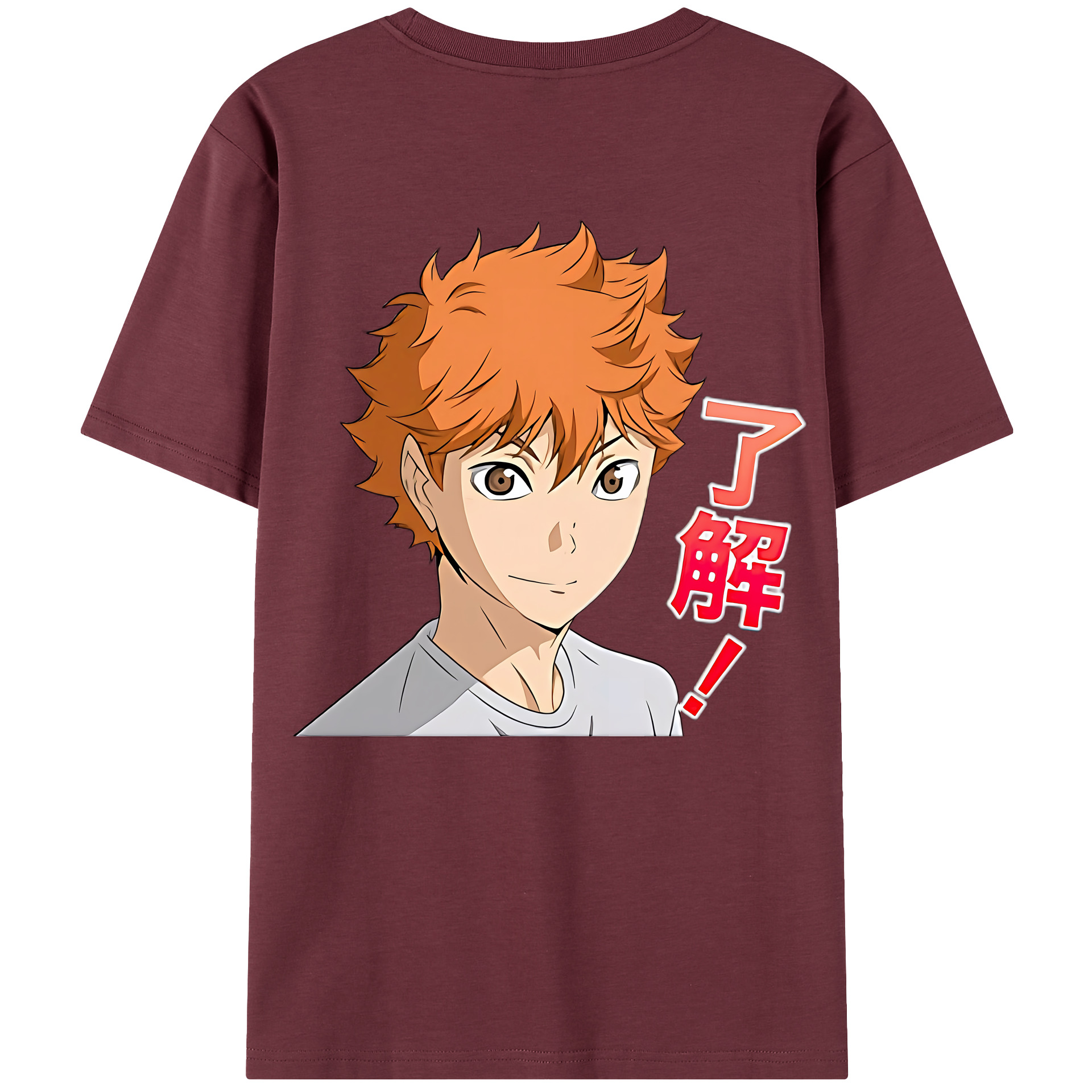 （画像用） ハイキュー!! Haikyu!! 綿100％半袖Tシャツ（背面プリント）